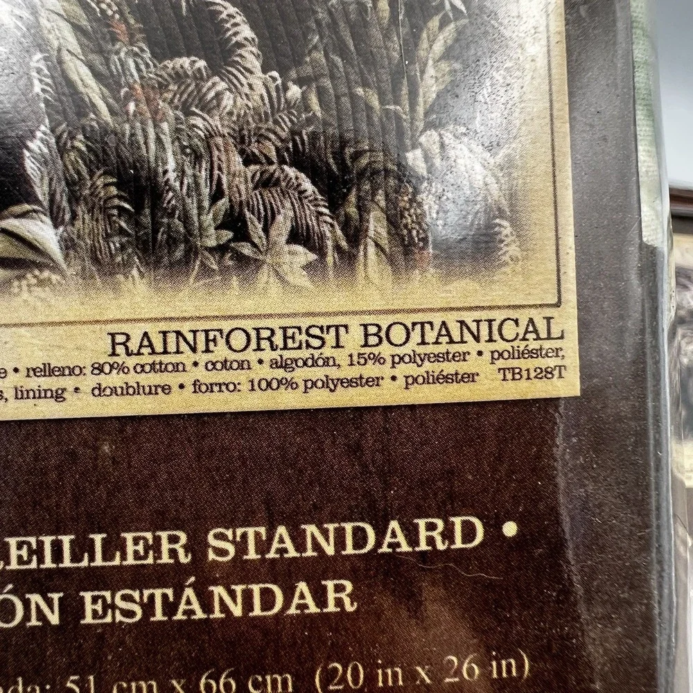 NEW! Tommy Bahama Home Rainforest Botanical Standard 20